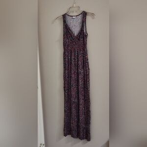 Elegant Paisley Maxi Dress